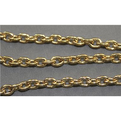 Chain Gold Metallic FC493 Cable 7x6mm per metre