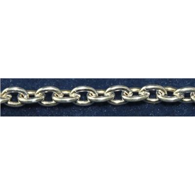 Chain Silver Metallic 493S Cable 7x6mm per metre