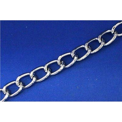 Chain Nickel Metallic FC426N Curb 13x12mm per metre