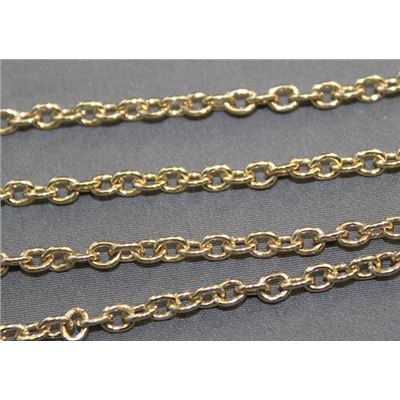 Chain Gold Metallic FC478 Cable 5x4mm per metre