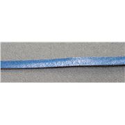 Leather - Flat - 3mm Blue per metre