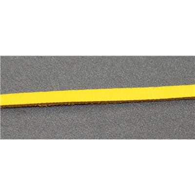 Leather- Flat - 3mm Yellow per metre