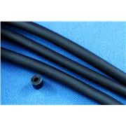 Rubber Tubing Black  4mm per metre