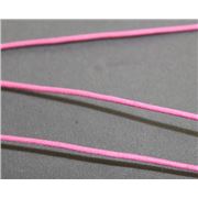 Polished Cotton Cord Pink  1.5mm per metre