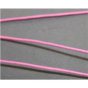 Polished Cotton Cord Pink  1.5mm per metre