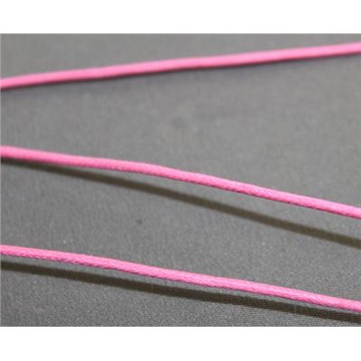 Polished Cotton Cord Pink  1.5mm per metre