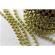 Pearl Trim Gold 6mm per metre