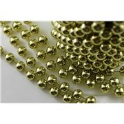 Pearl Trim Gold 8mm per metre