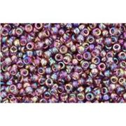 Toho Seed Bead Transparent Rainbow Amethyst 166C 11/0 - Minimum 8g