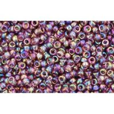 Toho Seed Bead Transparent Rainbow Amethyst 166C 11/0 - Minimum 8g
