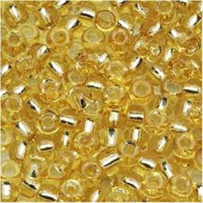 Toho Seed Bead Silver Lined Light Topaz  11/0 - Minimum 8g