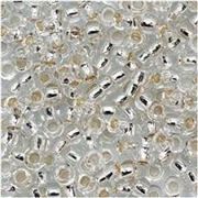 Toho Seed Bead Silver Lined Clear Crystal 11/0 - Minimum 8g