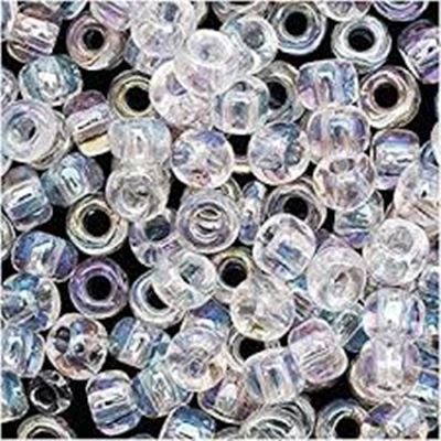 Toho Seed Bead Transparent Crystal AB 11/0  - Minimum 8g