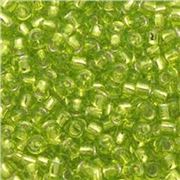 Toho Seed Bead Silver Lined Lime  11/0 - MInimum 8g