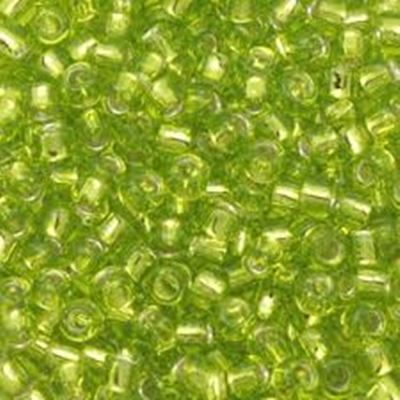 Toho Seed Bead Silver Lined Lime  11/0 - MInimum 8g