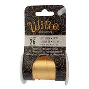 Bead Smith  Tarnish Resistant Wire 26 gauge Gold  31m ea
