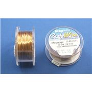 Bead Smith  Non Tarnish Wire 28 gauge Gold  13.7m ea