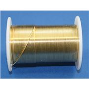 Beading Wire 28 gauge Gold  24 yards ea