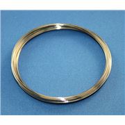 Memory Wire Ankle (60mm) Nickel  20 Coils ea