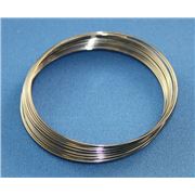 Memory Wire Bracelet (50mm) Nickel  20 Coils ea