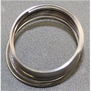 Memory Wire Ring (19mm) Nickel  5 Coils ea