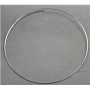 Memory Wire Neck (90mm) Nickel  1 Coil ea