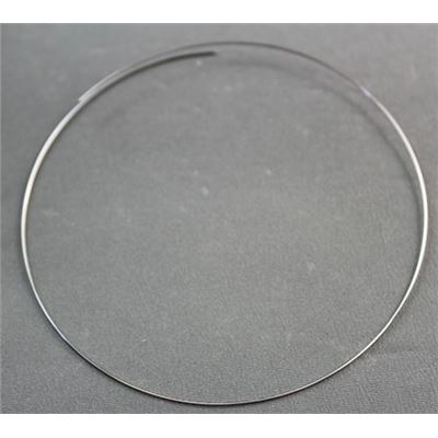 Memory Wire Neck (90mm) Nickel  1 Coil ea