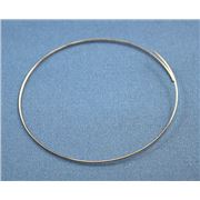 Memory Wire Ankle (60mm) Nickel  1 Coil ea