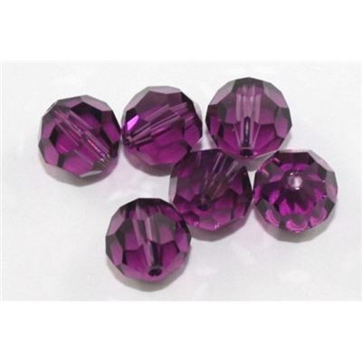 Swarovski Crystal 5000 Round Amethyst 10mm 