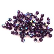 Swarovski Crystal 5000 Round Amethyst AB 4mm 
