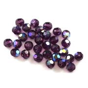 Swarovski Crystal 5000 Round Amethyst AB 5mm 