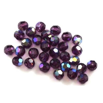 Swarovski Crystal 5000 Round Amethyst AB 5mm 