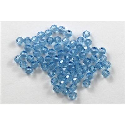 Swarovski Crystal 5000 Round Aqua 3mm 