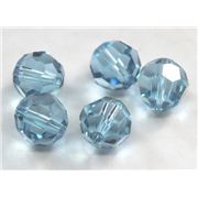 Swarovski Crystal 5000 Round Aqua 10mm 