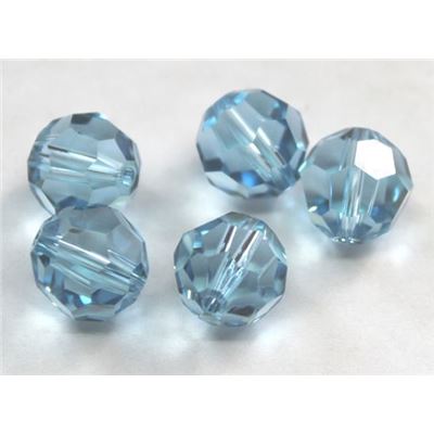 Swarovski Crystal 5000 Round Aqua 10mm 