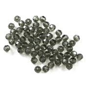 Swarovski Crystal 5000 Round Black Diamond 4mm 