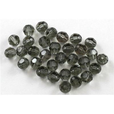 Swarovski Crystal 5000 Round Black Diamond 5mm 