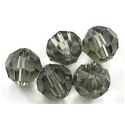Swarovski Crystal 5000 Round Black Diamond 10mm 