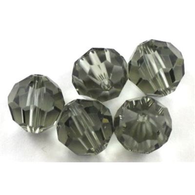 Swarovski Crystal 5000 Round Black Diamond 10mm 
