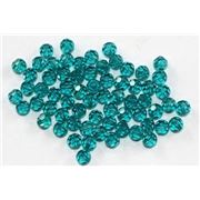Swarovski Crystal 5000 Round Blue Zircon 4mm 