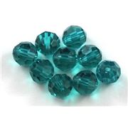 Swarovski Crystal 5000 Round Blue Zircon 8mm 