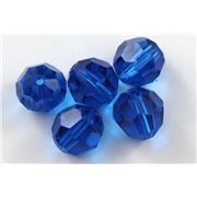Swarovski Crystal 5000 Round Capri Blue 10mm 