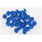 Swarovski Crystal 5000 Round Capri Blue 6mm 
