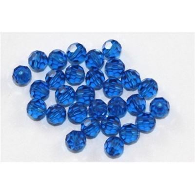 Swarovski Crystal 5000 Round Capri Blue 6mm 
