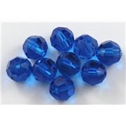 Swarovski Crystal 5000 Round Capri Blue 8mm 