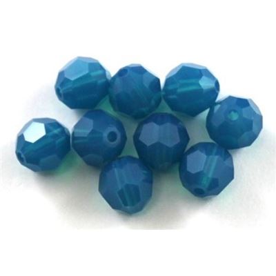 Swarovski Crystal 5000 Round Carribean Blue Opal 8mm 