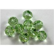 Swarovski Crystal 5000 Round Chrysolite 8mm 