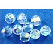 Swarovski Crystal 5000 Round Crystal AB 8mm 