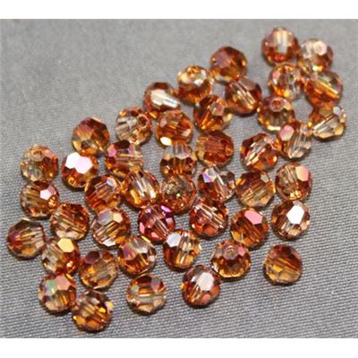Swarovski Crystal 5000 Round Crystal Copper 4mm 