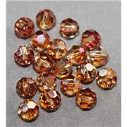 Swarovski Crystal 5000 Round Crystal Copper 6mm 
